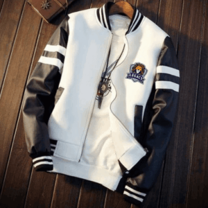 Urban Classics Leather Sleeve Versity Jacket