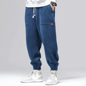 Men's Casual Pants Sport Trousers - Navy Blue