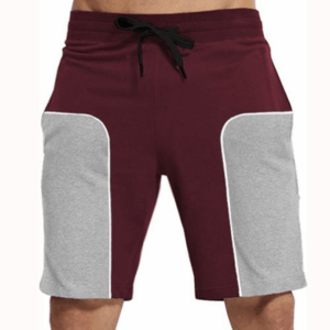 Classy Athletic Boss Shorts - Wine & Grey